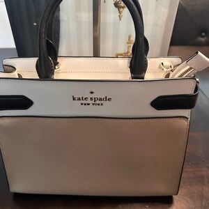 Kate Spade Black and Cream Satchel